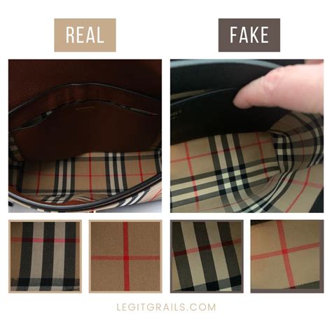 burberry accessoires fake|how to spot a burberry bag.